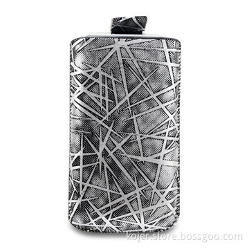 Leather Case for iPhone 4/4S, with Retractable Pull-tab, OEM Orders are Welcome